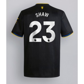 Manchester United Luke Shaw #23 Tredjetrøje 2025-26 Kortærmet